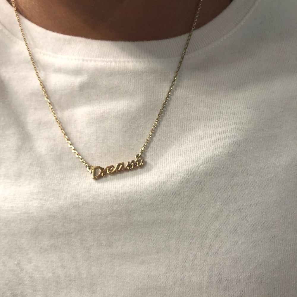 Gold dream necklace